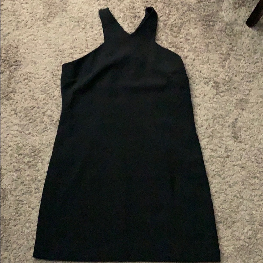 Black Solid Dress - image 1